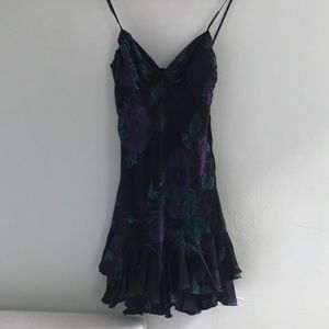 Beautiful sexy silk cocktail dress